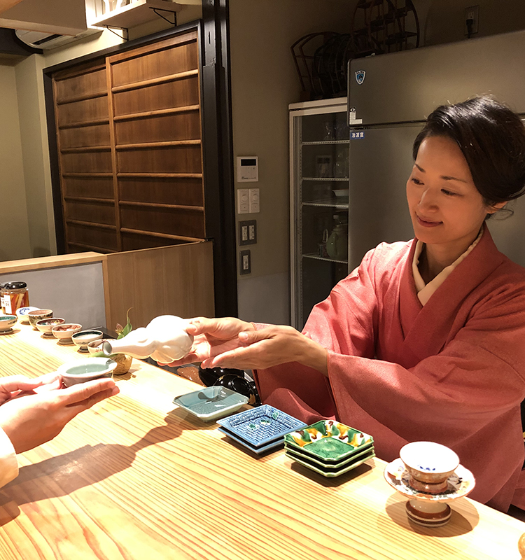 日本料理と日本酒 恵史